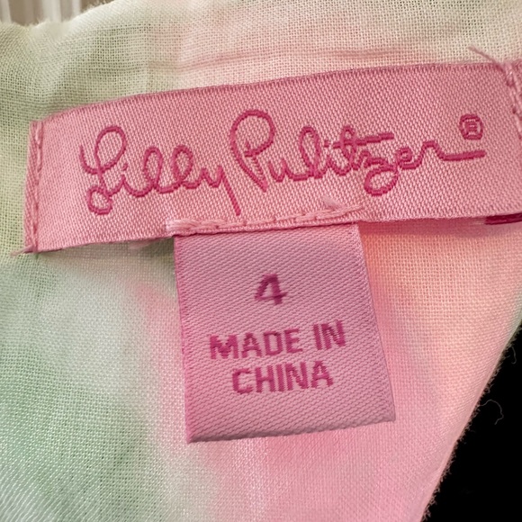 Lilly Pulitzer Pink and Green Dress - Picture 4 of 5
